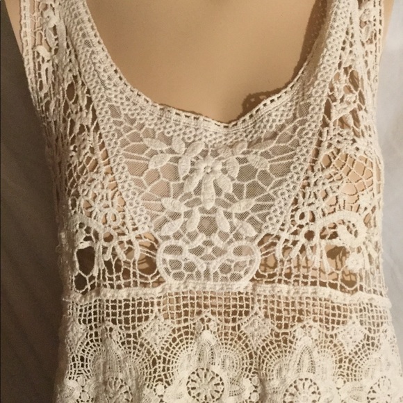 Lrg Garage lacy top/ swimsuit coverup - Picture 2 of 9